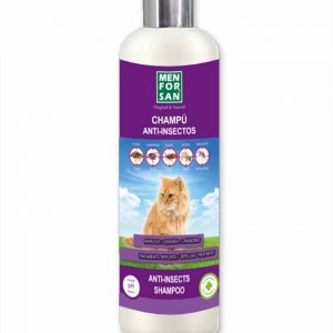 Shampoo Anti-insectos con Margosa, Geraniol y Lavandino para gatos